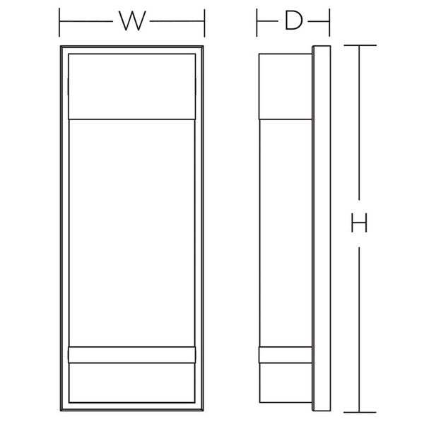 Paxton LED Outdoor Sconce, Width: 7.1