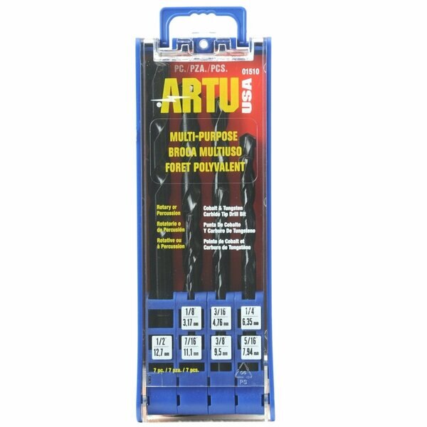 Drill Bit Set, Multi-Purpose, 7 pcs.