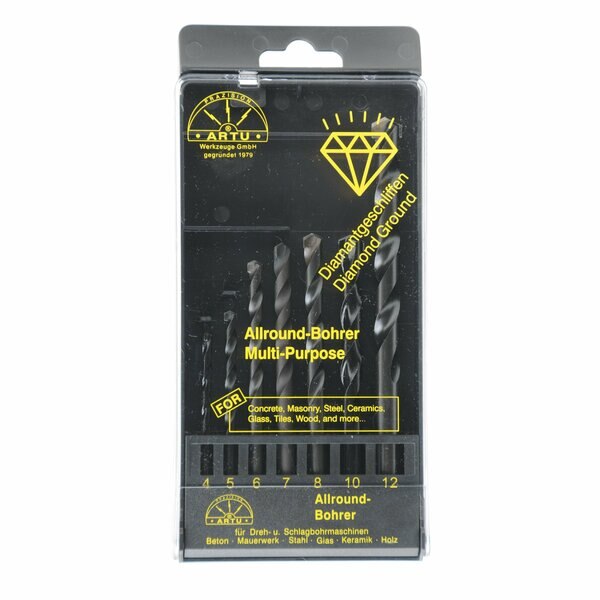 Multipurpose Metric Drill Bit Set, 7 pcs.