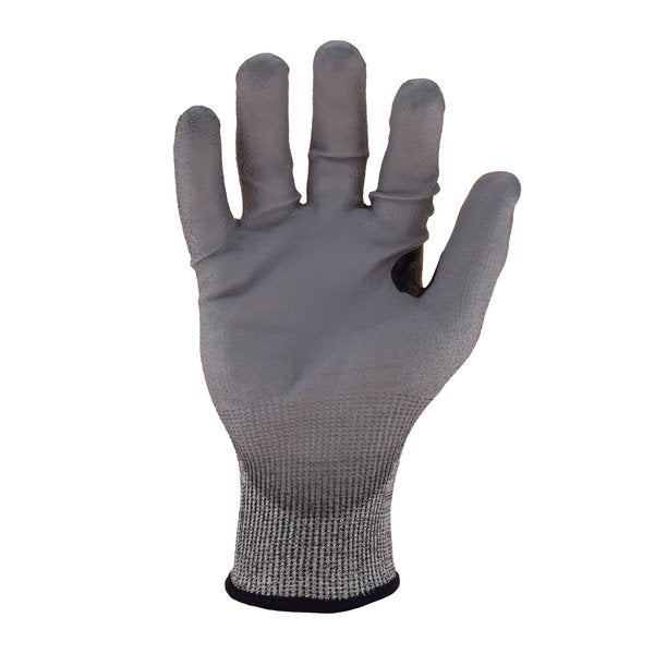 Bluwolf, 18 ga. Cut Resistant ANSI A4 Gloves, Polyurthane Palm Coating/Nitrile Reinforced Thumb, M