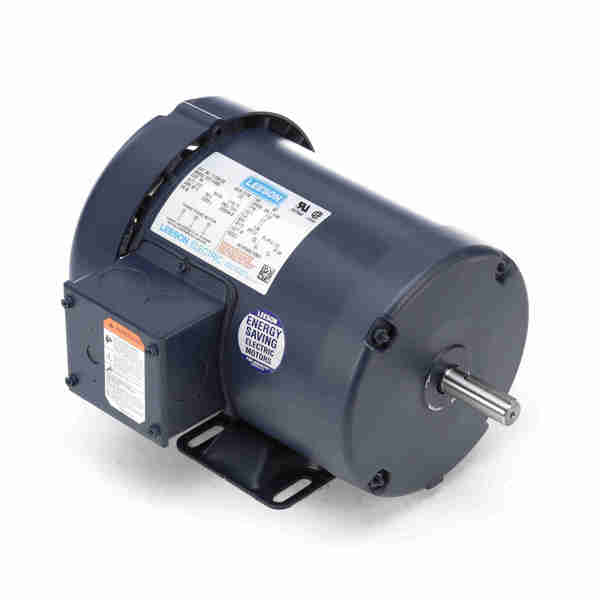 0.17 Hp Ac Gearmotor, 3 Phase, 90 Rpm, 208-230 V, 38 Frame, Tefc