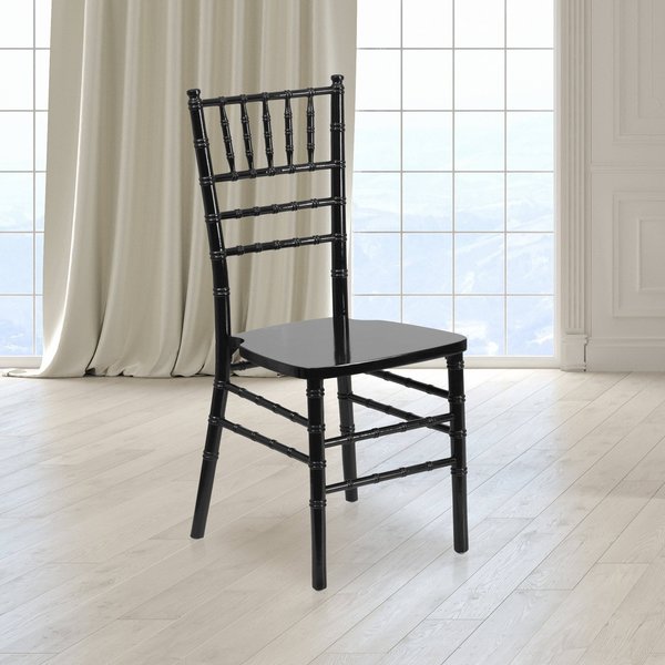 HERCULES Series Black Wood Chiavari Chair