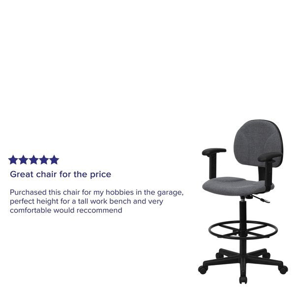 Fabric, Adjustable Padded, Gray