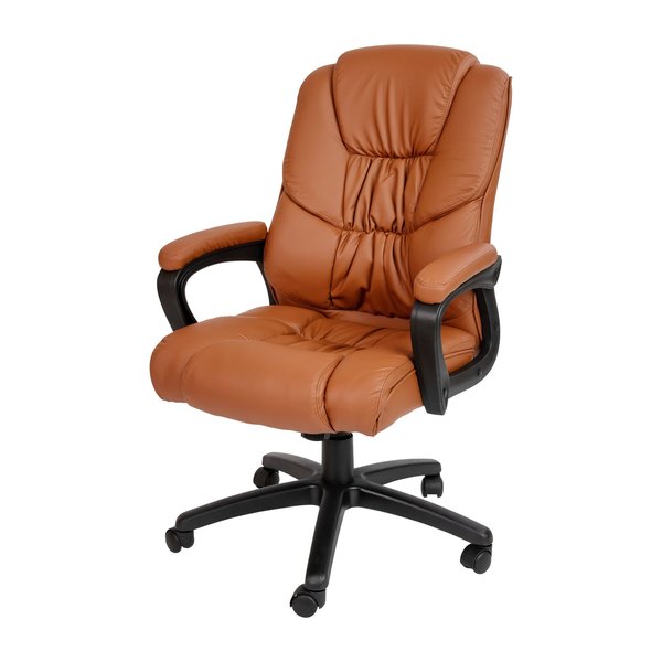 400 lb. Big & Tall Brown LeatherSoft Office Chair