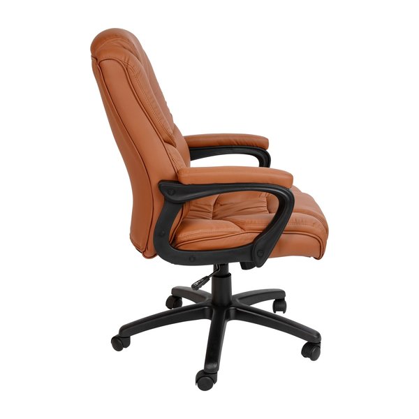 400 lb. Big & Tall Brown LeatherSoft Office Chair