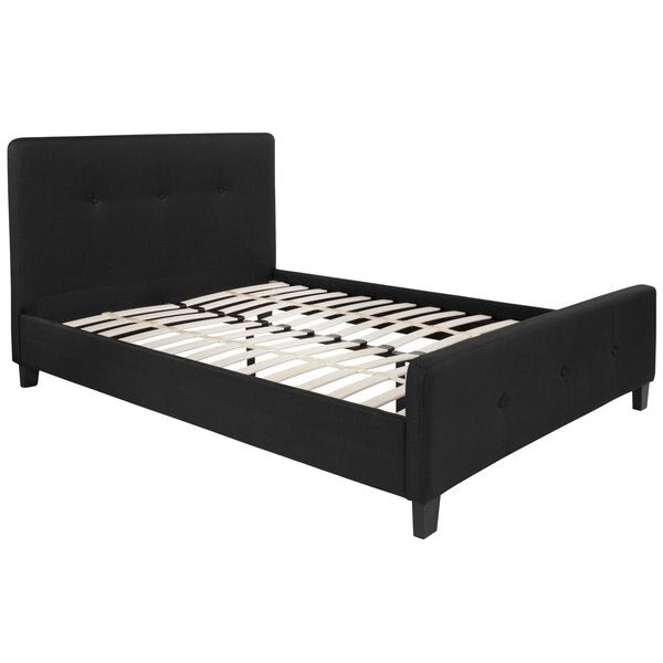 Platform Bed, Tribeca, Full, Black
