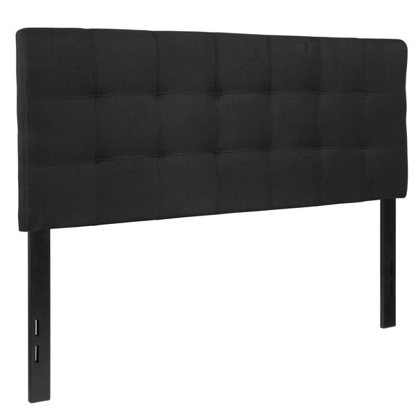 Full Bedford, Headboard, Black Fabric