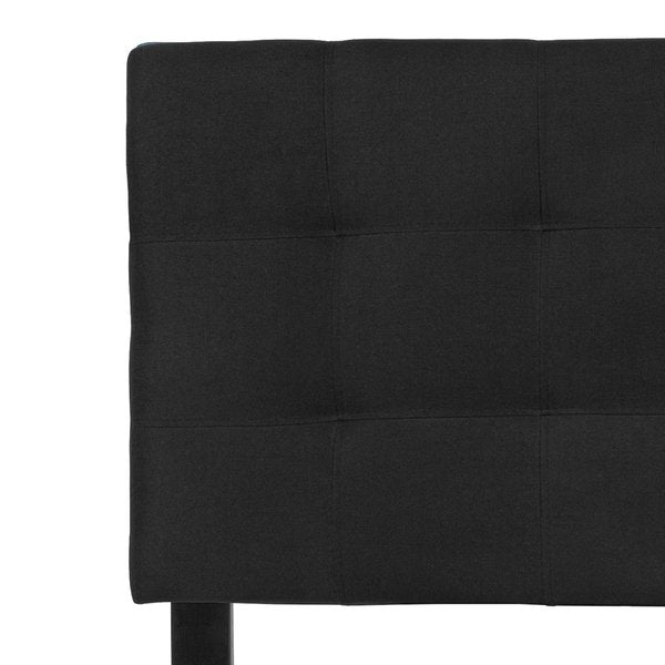 Full Bedford, Headboard, Black Fabric
