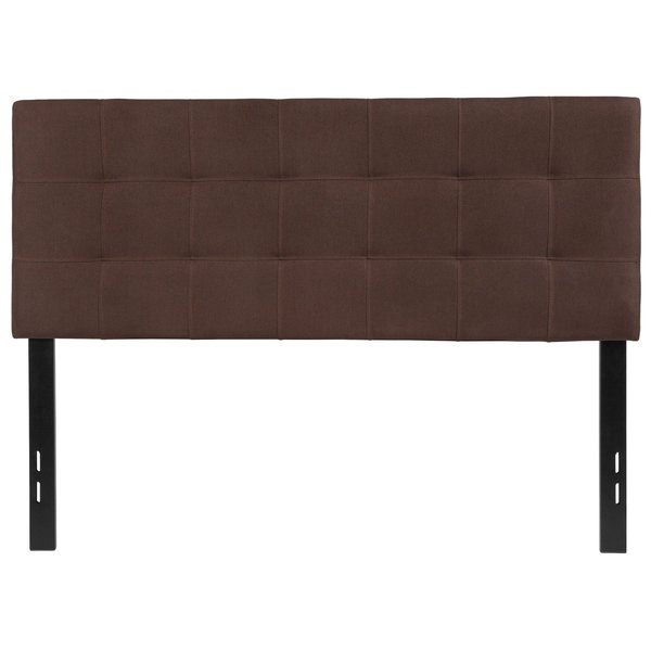 Full Bedford, Headboard, Brown Fabric