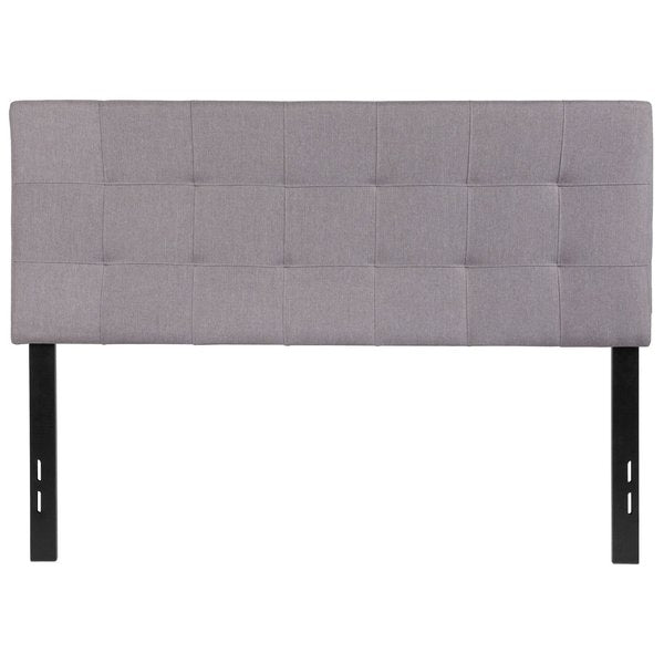 Full Bedford, Headboard, Gray Fabric