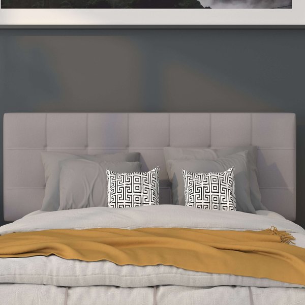 Full Bedford, Headboard, Gray Fabric