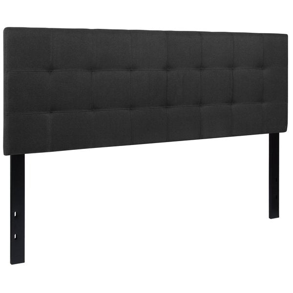 Bedford Headboard, Queen, Black Fabric