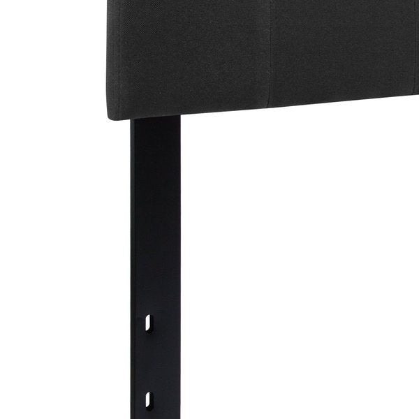 Bedford Headboard, Queen, Black Fabric
