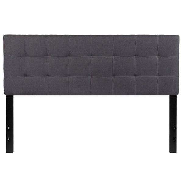 Bedford Headboard, Queen, Gray Fabric