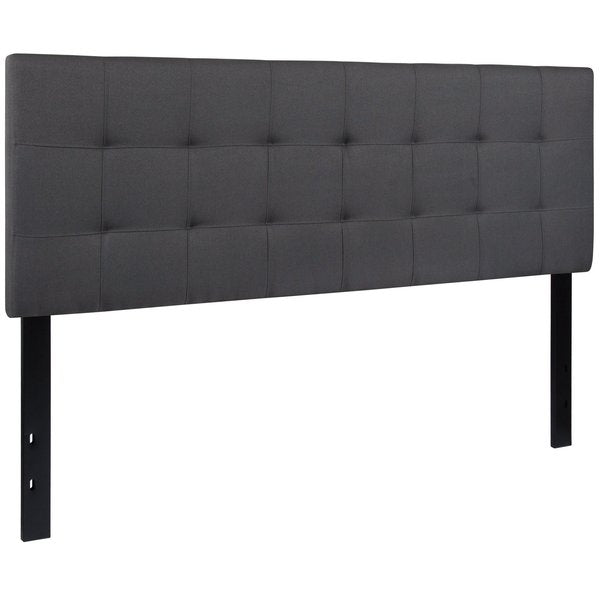 Bedford Headboard, Queen, Gray Fabric