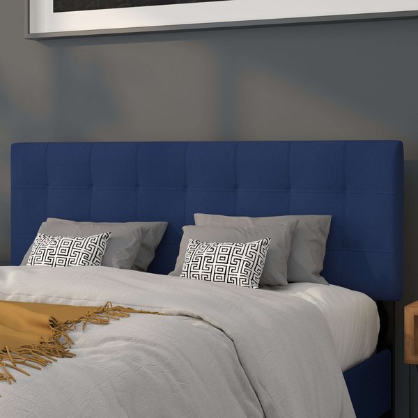 Bedford Headboard, Queen, Navy Fabric