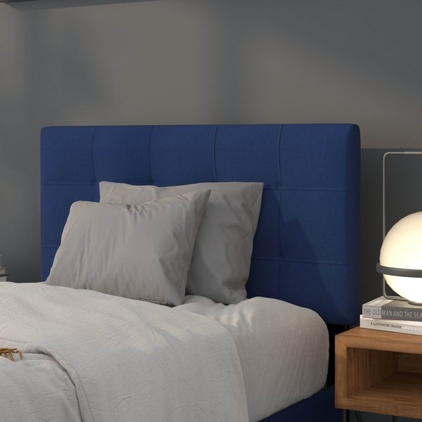 Bedford Headboard, Twin Size, Navy Fabric