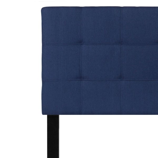 Bedford Headboard, Twin Size, Navy Fabric