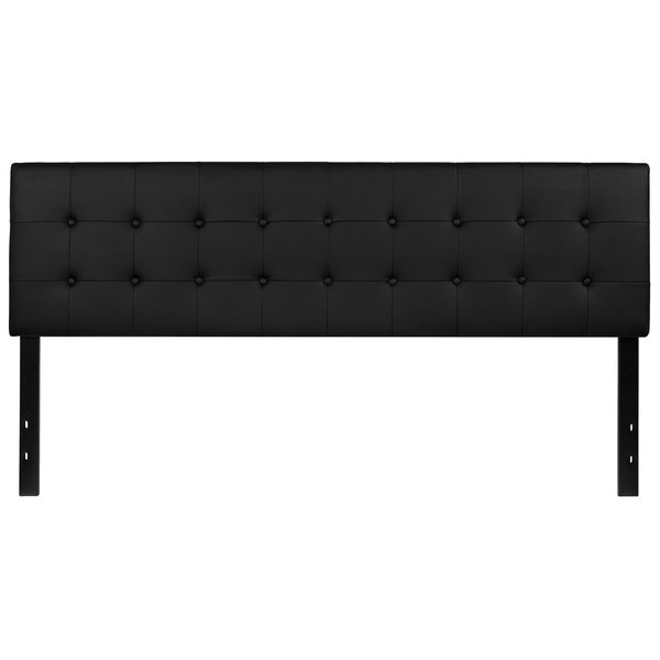 King Size, Headboard, Black Vinyl