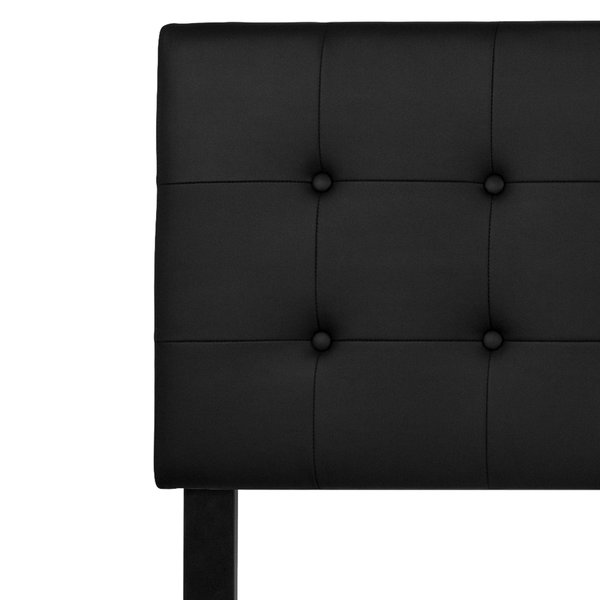 King Size, Headboard, Black Vinyl