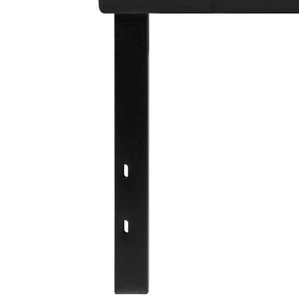 Headboard, Twin Size, Black Vinyl