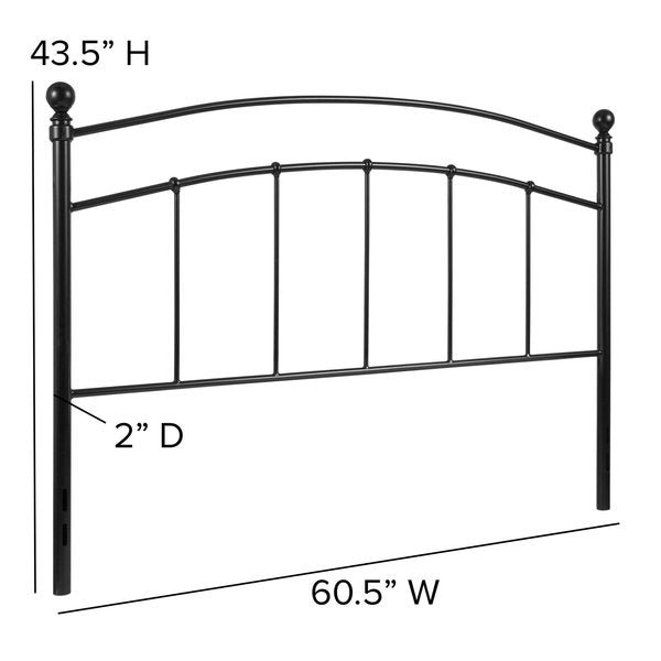 Queen Size, Headboard, Decorative Metal