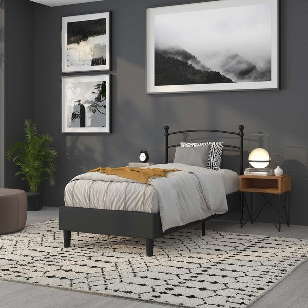Twin Size, Headboard, Decorative Metal