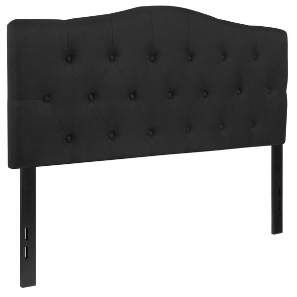 Full Cambridge, Headboard, Black Fabric