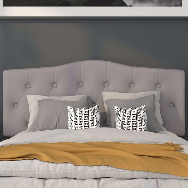 Full Cambridge, Headboard, Gray Fabric