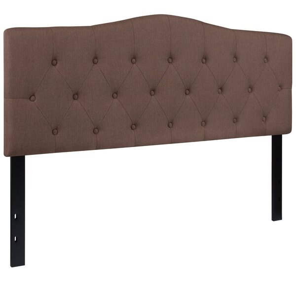 Cambridge Headboard, Queen, Camel Fabric