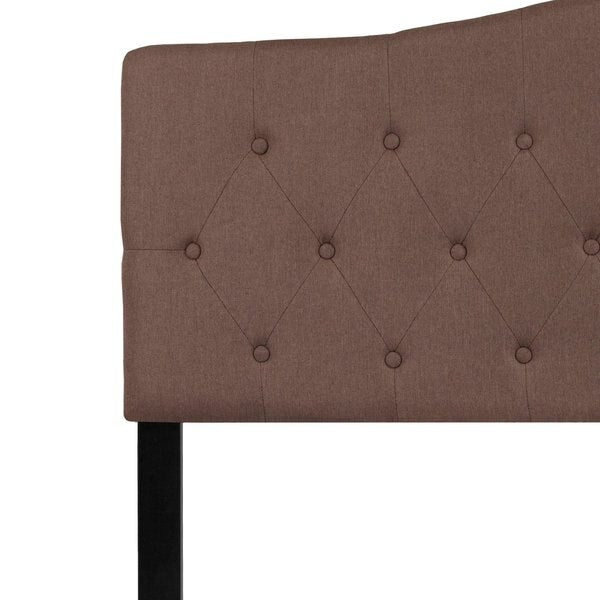 Cambridge Headboard, Queen, Camel Fabric