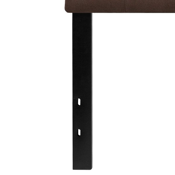 Cambridge Headboard, Queen, Brown Fabric