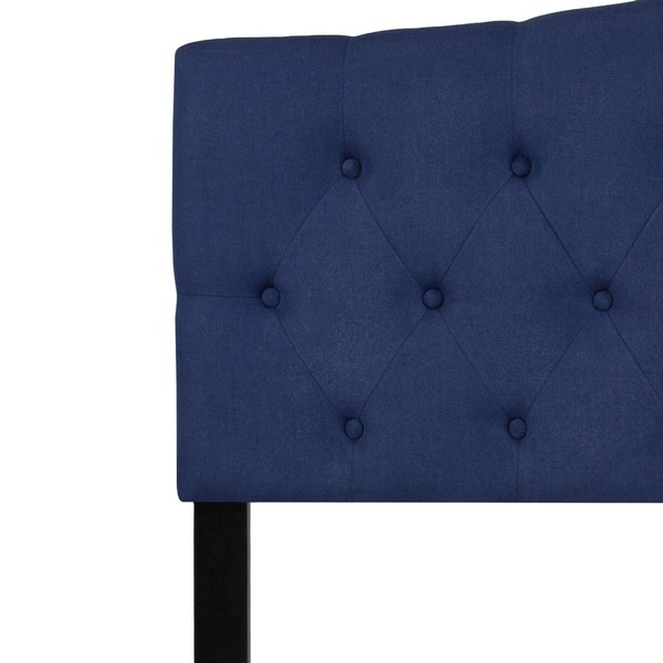 Cambridge Headboard, Queen, Navy Fabric