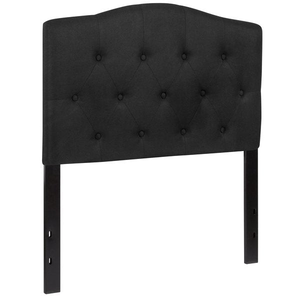 Cambridge Headboard, Twin Size, Black Fbrc