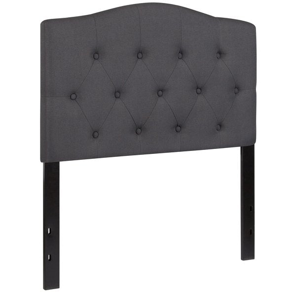 Cambridge Headboard, Twin Size, Gray Fbrc