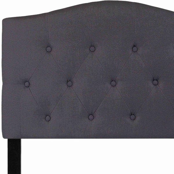 Cambridge Headboard, Twin Size, Gray Fbrc
