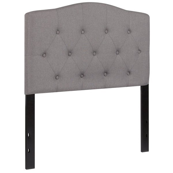 Cambridge Headboard, Twin Size, Gray Fbrc