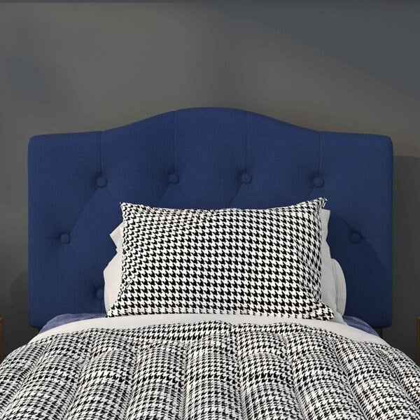 Cambridge Headboard, Twin Size, Navy Fbrc