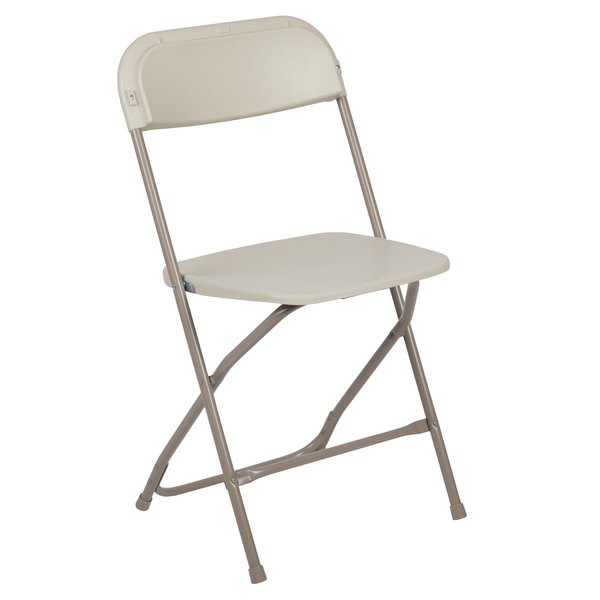 Folding Chair - Beige Plastic - Event Chair