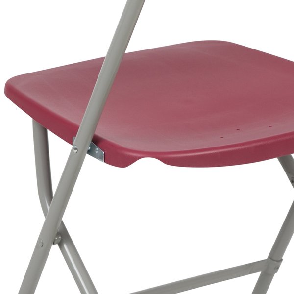 Folding Chair -Red Plastic - Event Chair