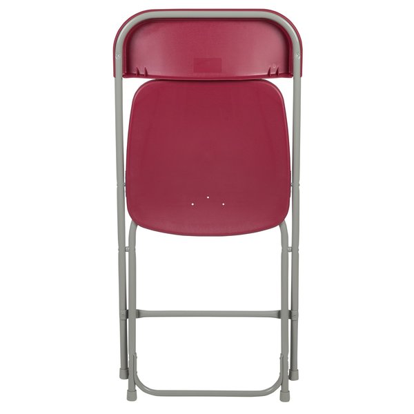 Folding Chair -Red Plastic - Event Chair