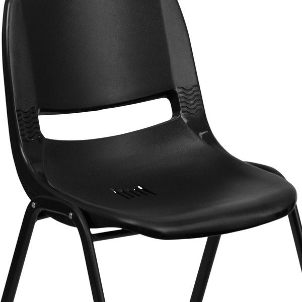 Stack Chair, Frame, Black, 12
