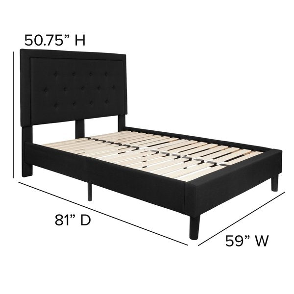 Roxbury Full Platform Bed, Black