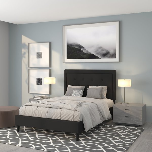 Roxbury Full Platform Bed, Black