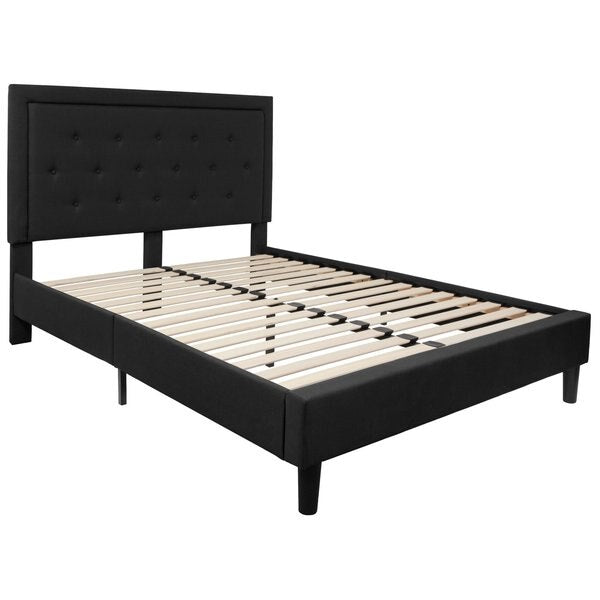 Roxbury Queen Platform Bed, Black