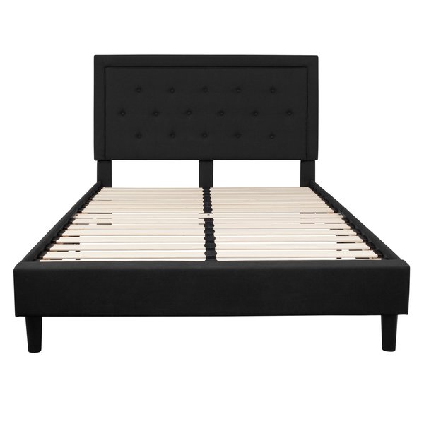 Roxbury Queen Platform Bed, Black