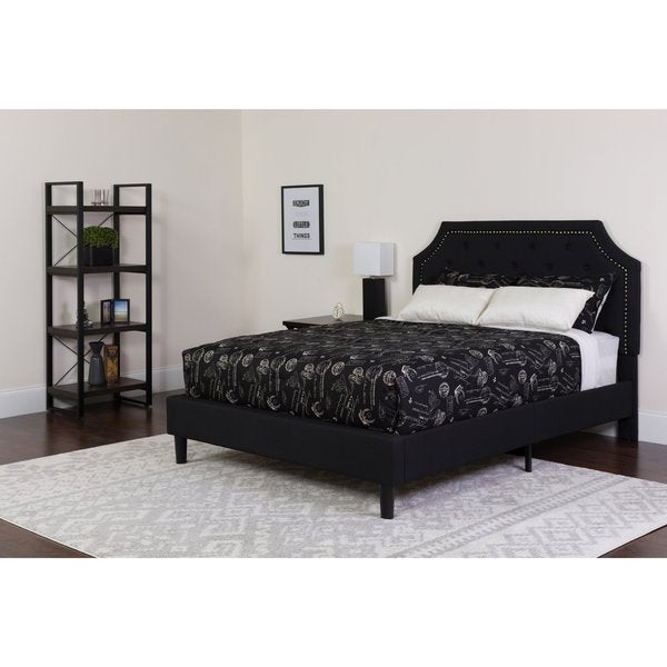 Full Platform Bed Set, Black