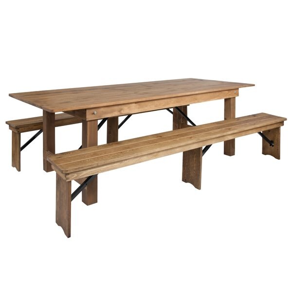 Rectangle Antique Farm Table , 40