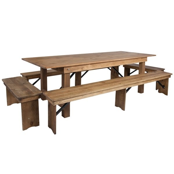 Rectangle Antique Farm Table , 40