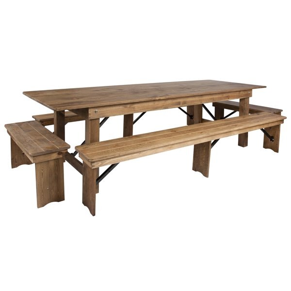 Rectangle Antique Farm Table , 40